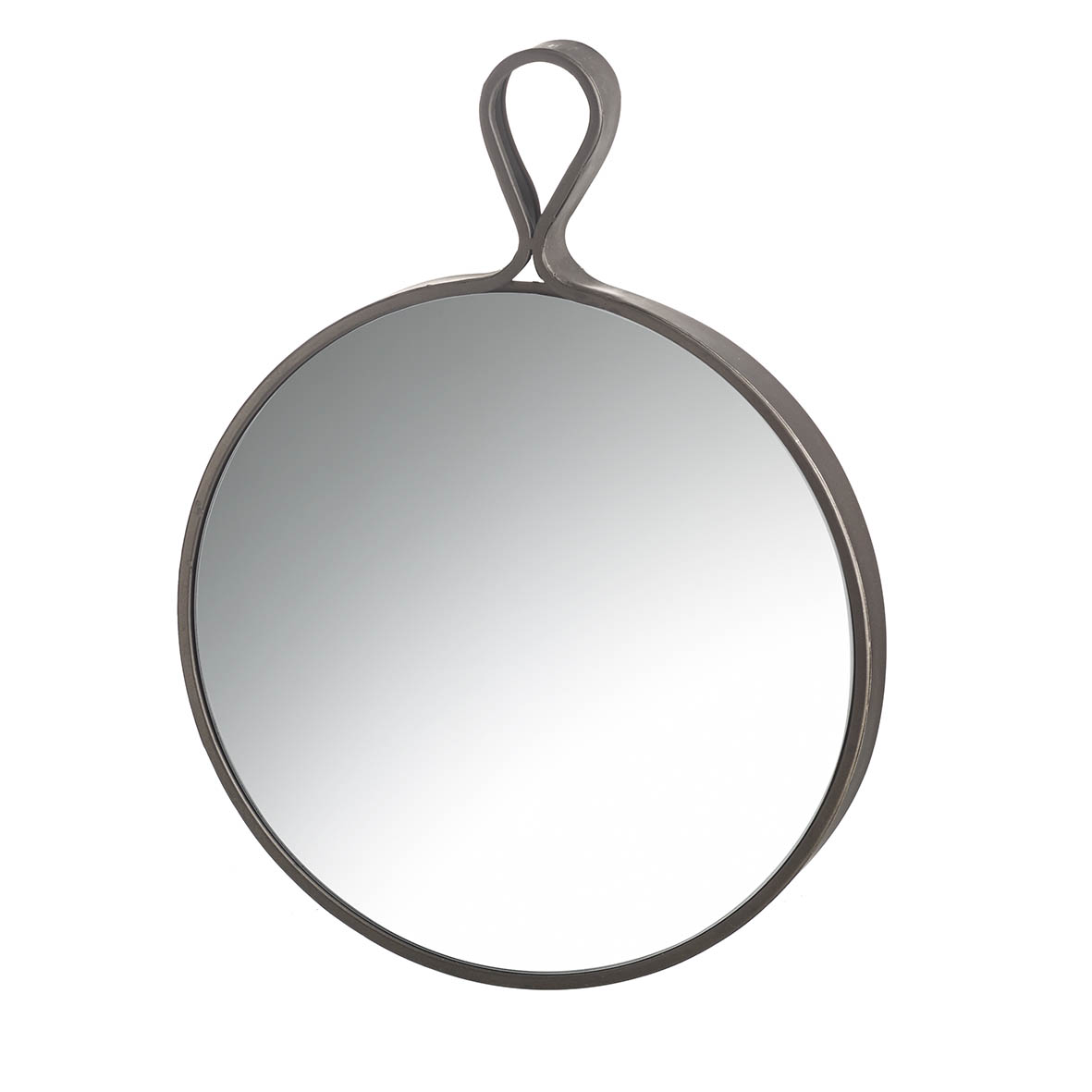 Mirror 35x3,5x47 cm CHARLTON black metal