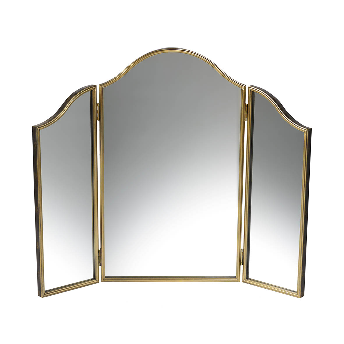 Mirror 100x3x85,5 cm ELEANOR bronze metal