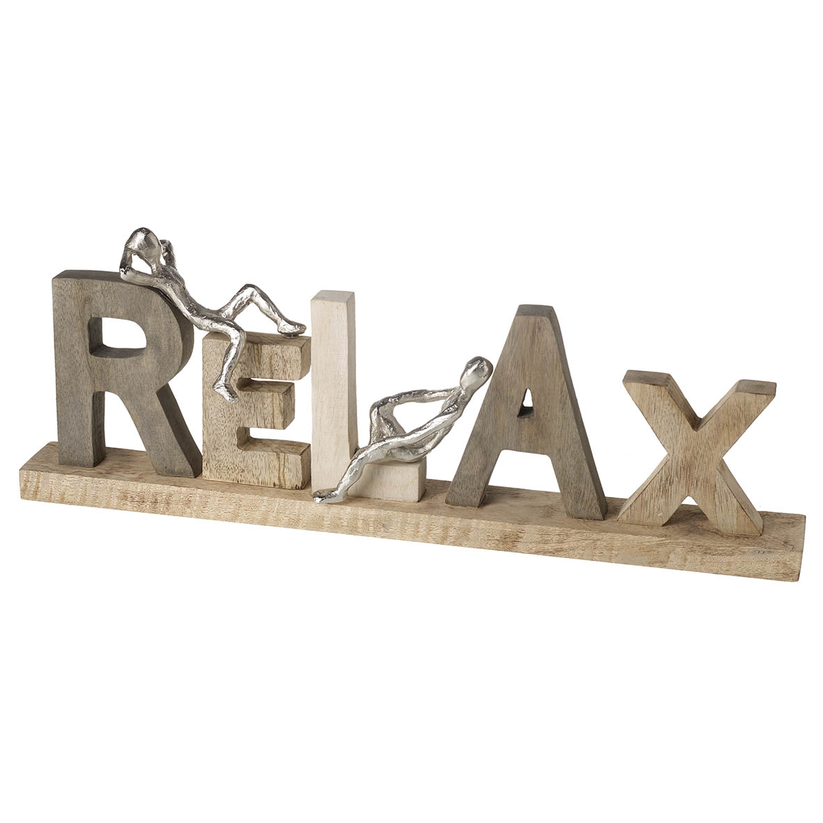 Ornament 57x9x21,5 cm RELAX SIGN natural white