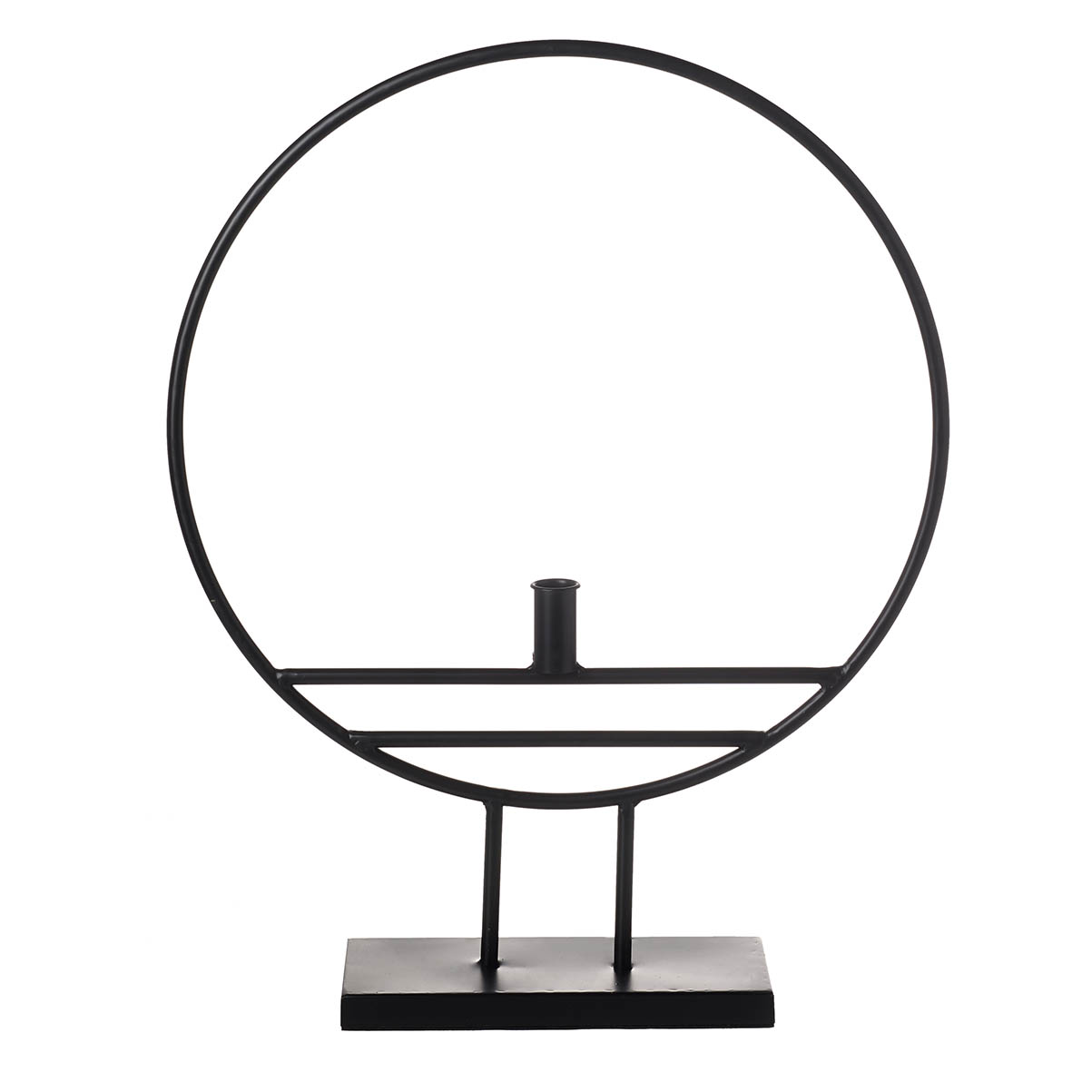 Candle holder 58x8x44,5 cm HOOP black