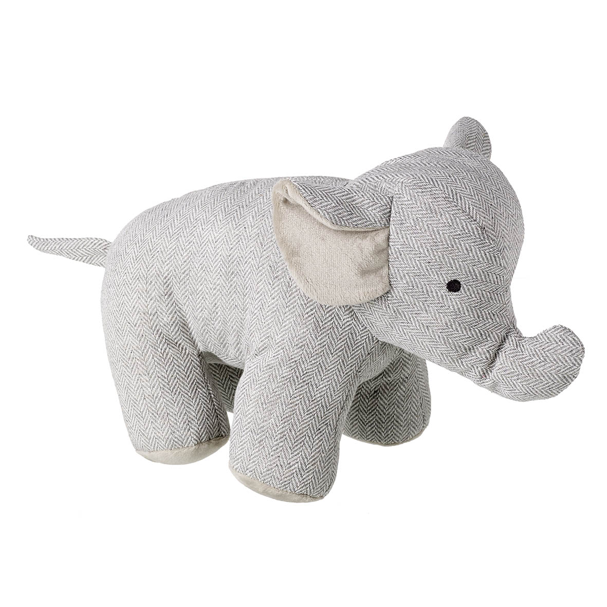 Doorstop 23x18x35 cm ELEPHANT grey