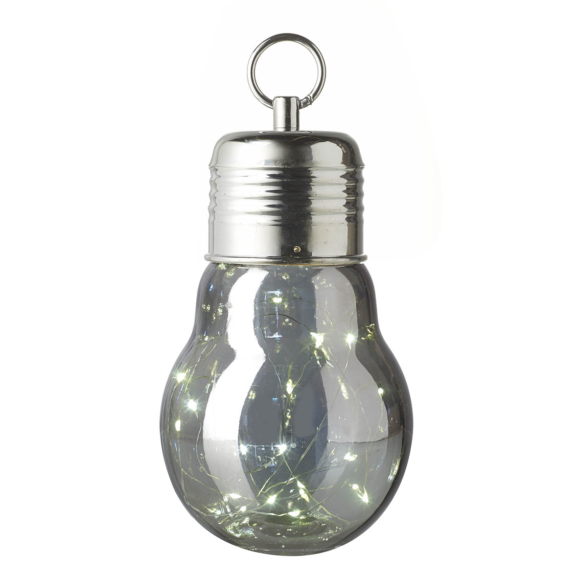 Lamp Ø14x25 cm LED LIGHT BULB glass smoked