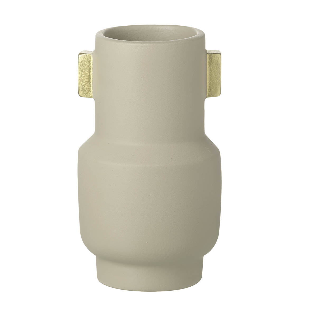 Vase deco Ø13x23 cm TIDUS ceramics taupe