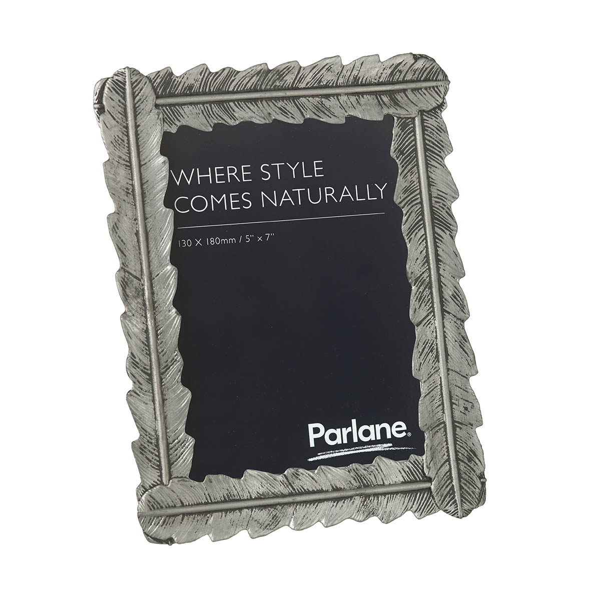 Photo frame 13x3x18 cm PLUMA grey