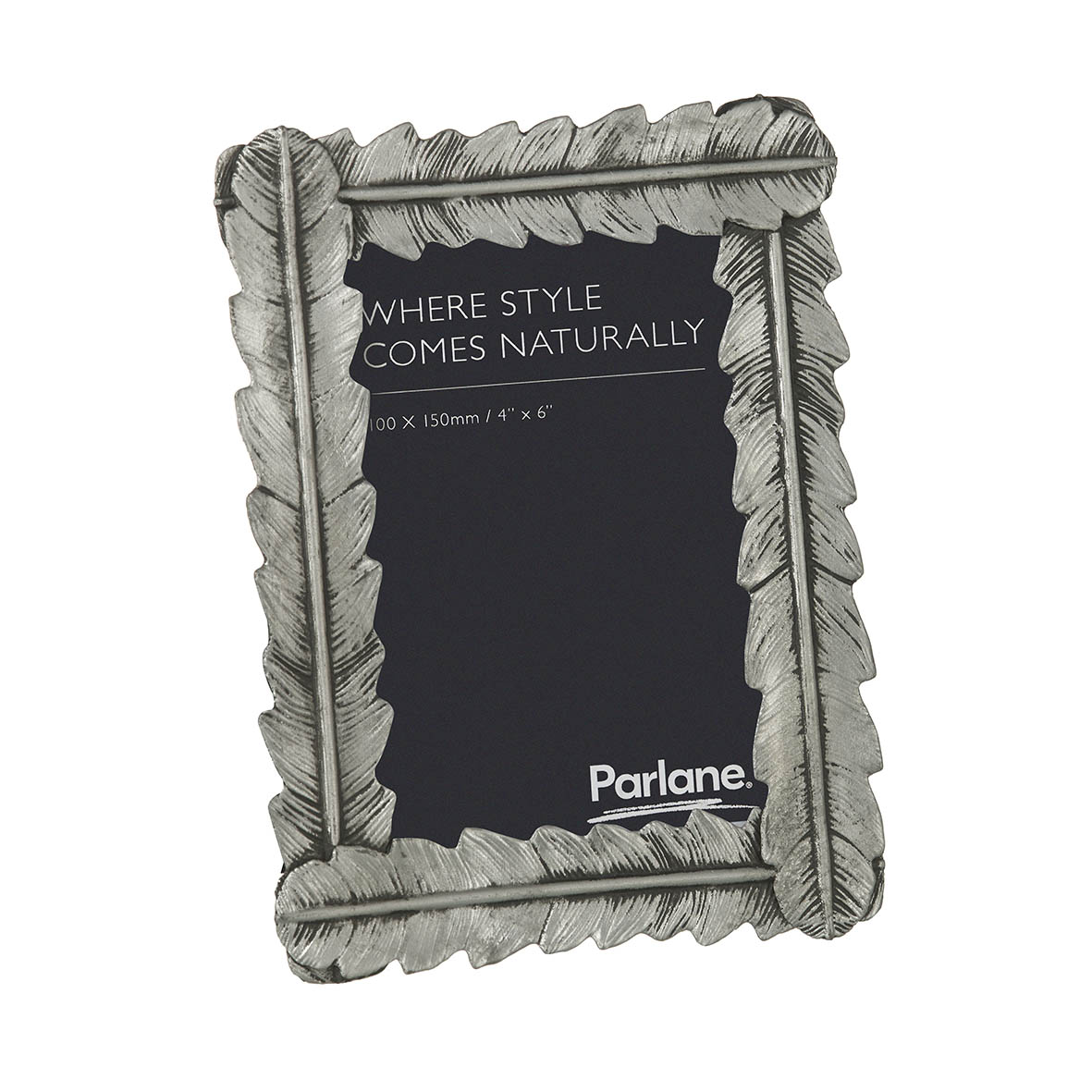 Photo frame 15x3x20 cm PLUMA grey