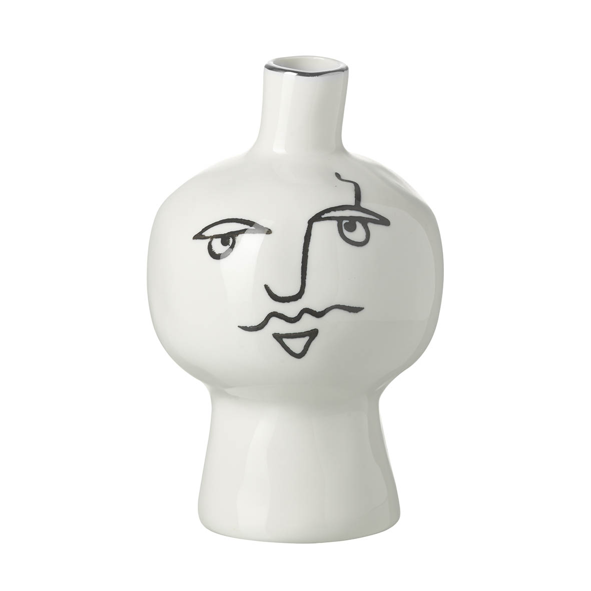 Vase Ø13x21 cm XAVIER ceramics white