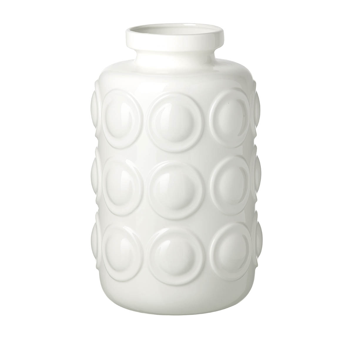 Vase Ø21x34 cm ORBIT ceramics white