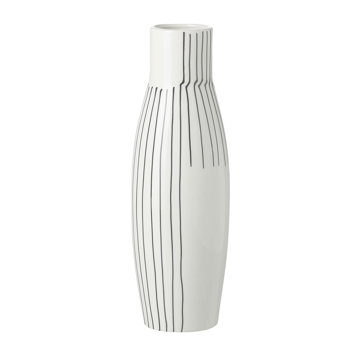 Vase Ø10x30 cm LINEA ceramics white