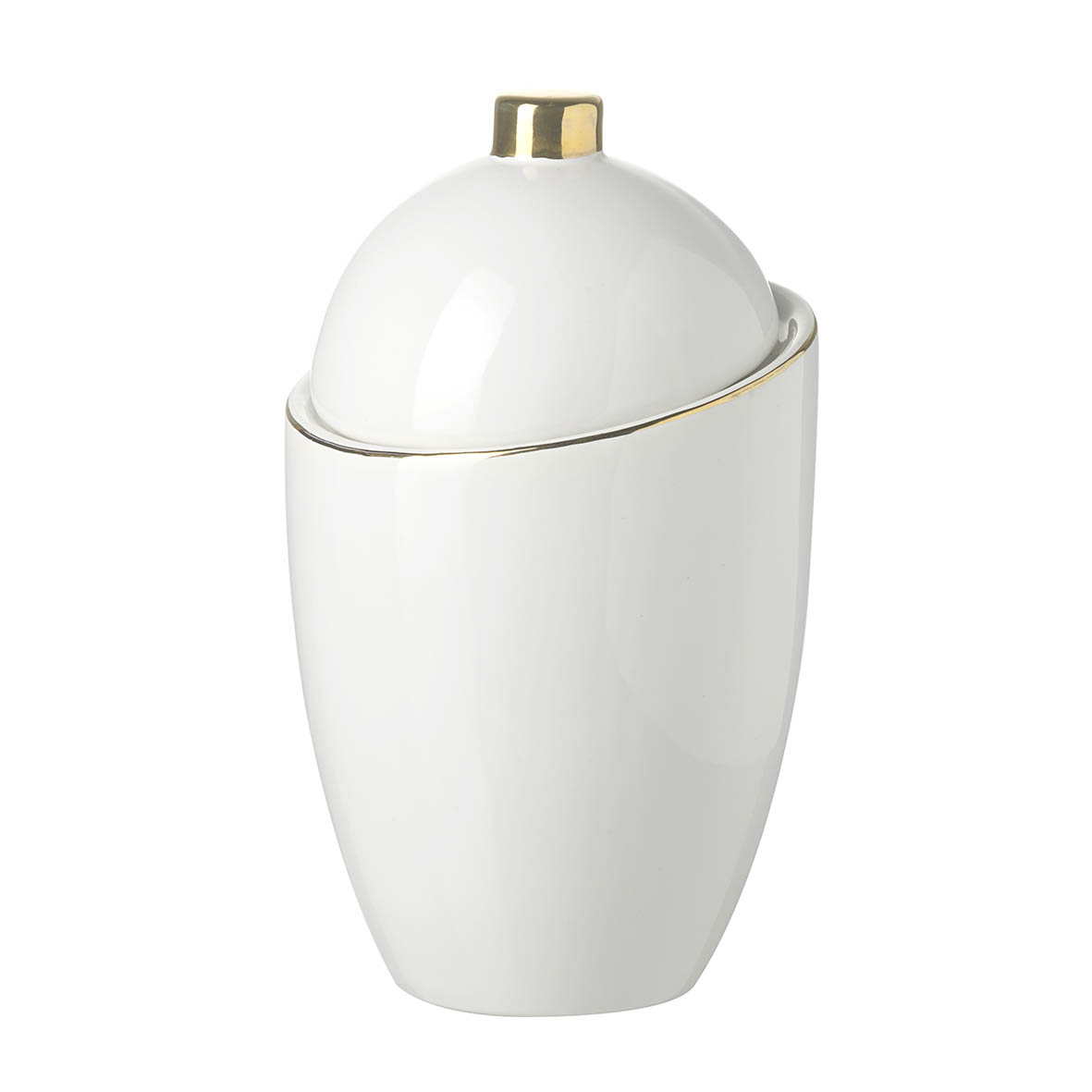 Jar Ø16x28 cm SATURN ceramics white