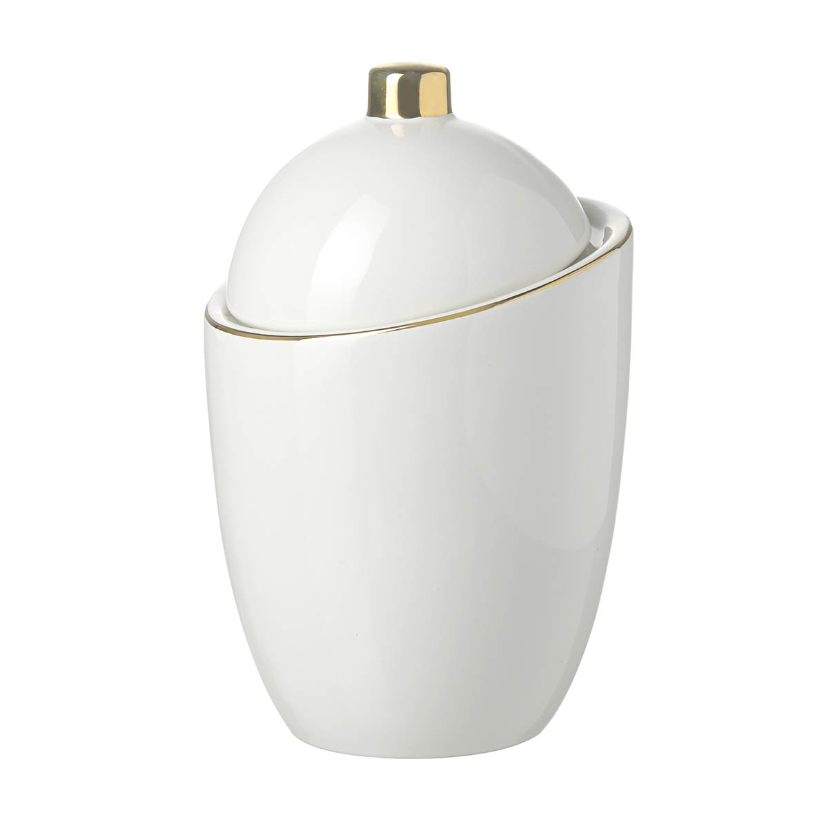 Jar Ø14x22 cm SATURN ceramics white