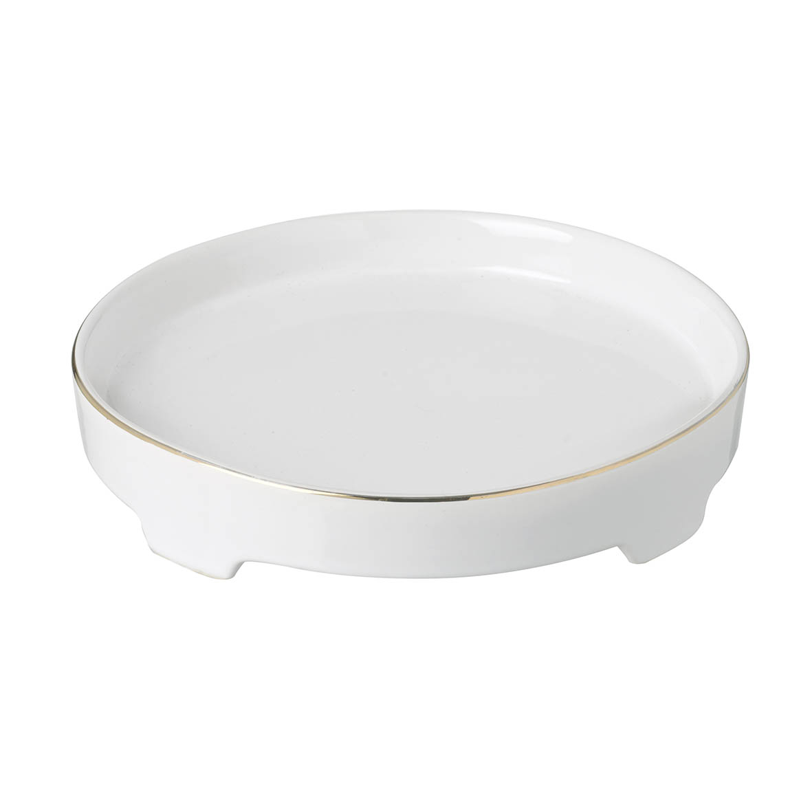 Dish Ø17x3 cm SATURN ceramics white