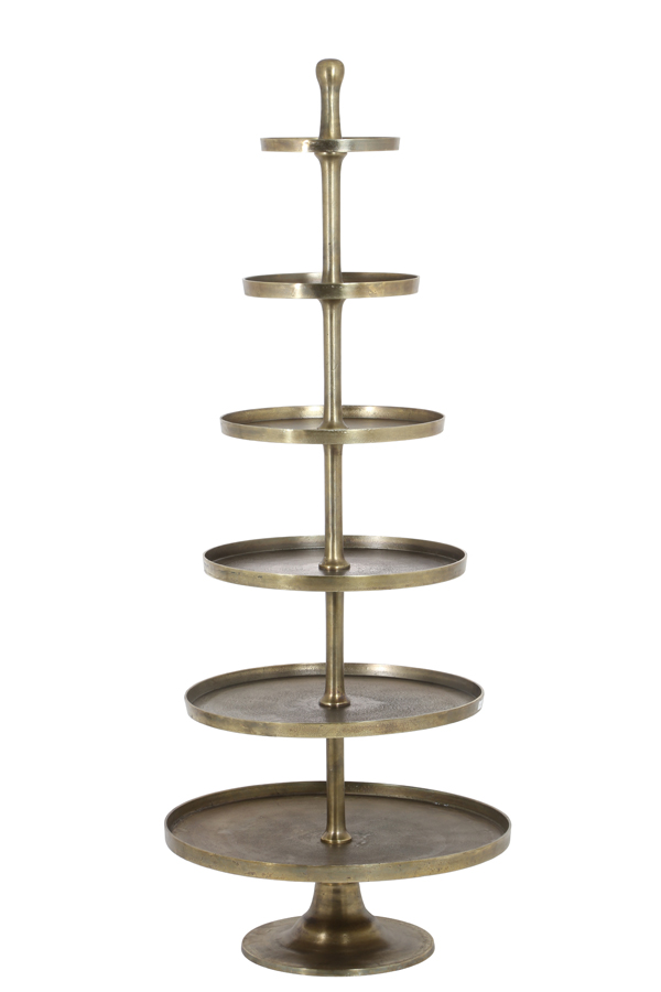 Stand 6 layers Ø80x200 cm HOKKSUND antique bronze
