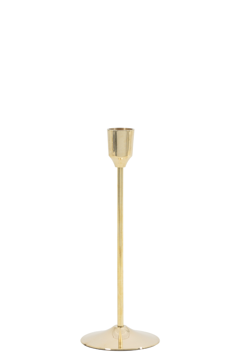 Candle holder Ø7,5x20,5 cm SERLA gold