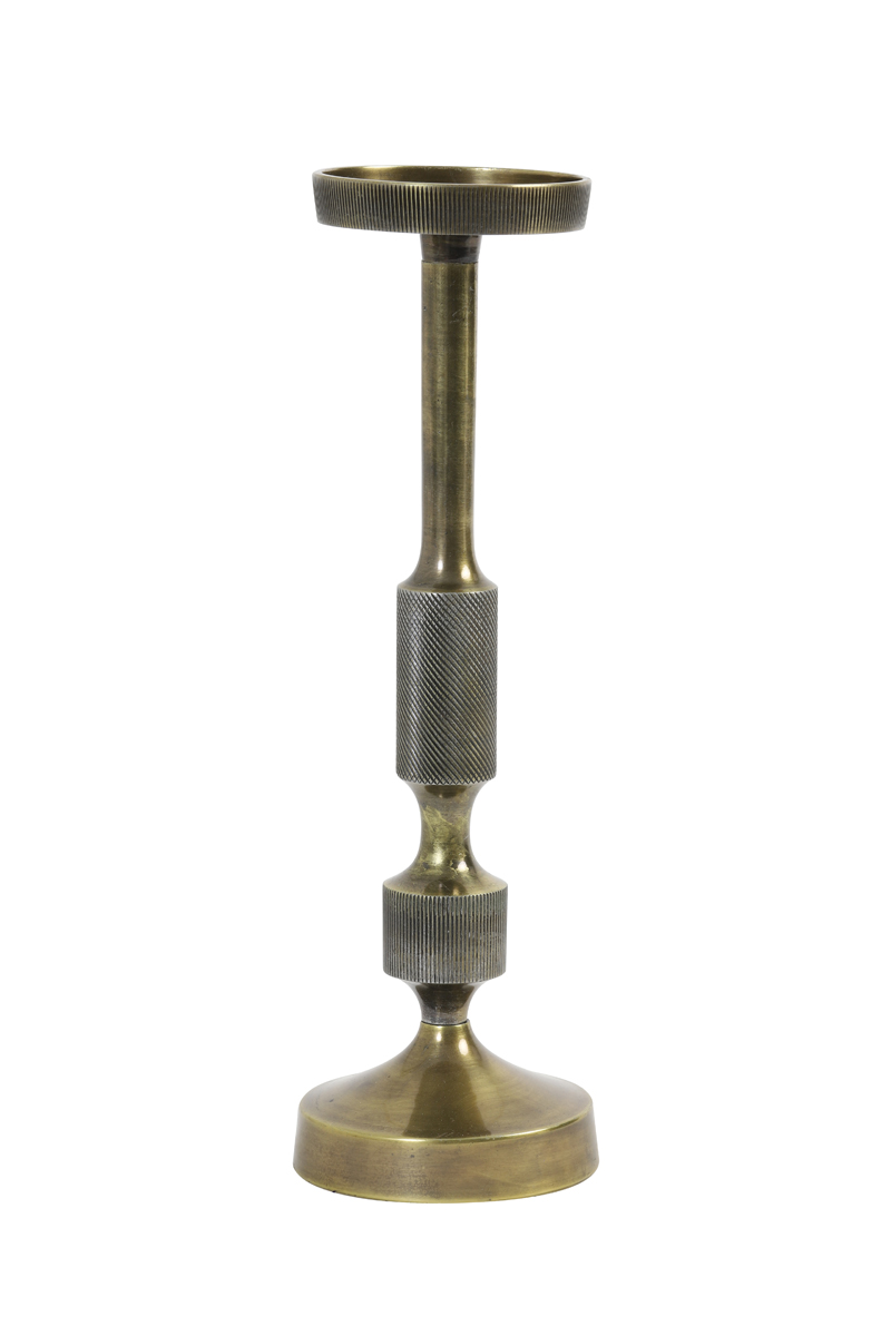 Candle holder Ø10x33 cm KIERAN antique bronze