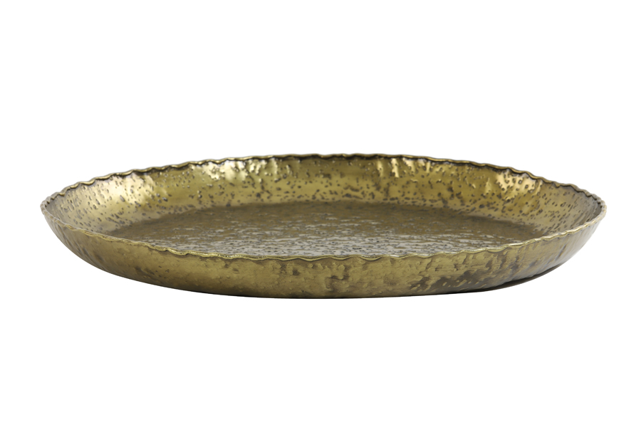 Dish Ø44x4 cm NAIRA antique bronze