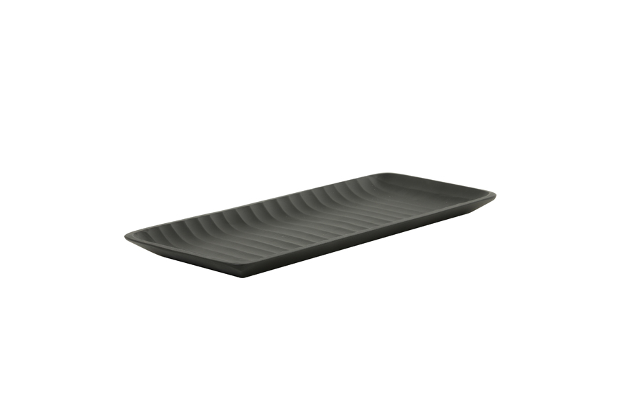 Dish 41x17x2,5 cm WANDA matt black