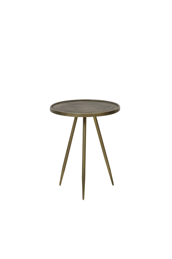 Side table Ø39,5x50,5 cm ENVIRA antique gold