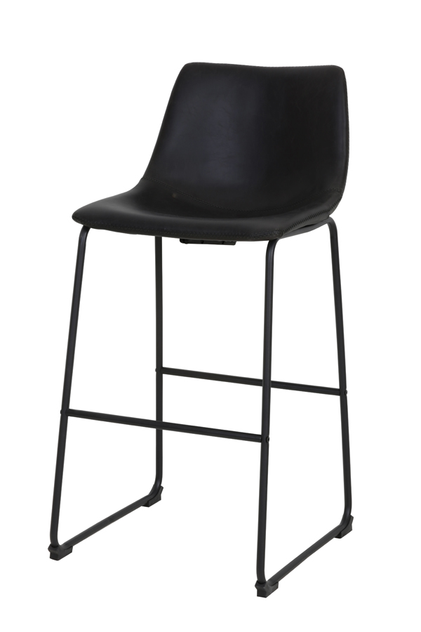 Bar chair 47x46x99 cm JEDDO black-black