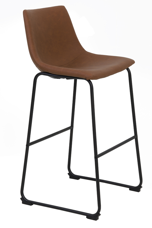 Bar chair 47x46x99 cm JEDDO brown-black
