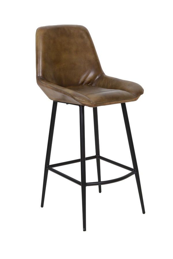 Bar chair 58x45x105 cm ZUKO antique brown