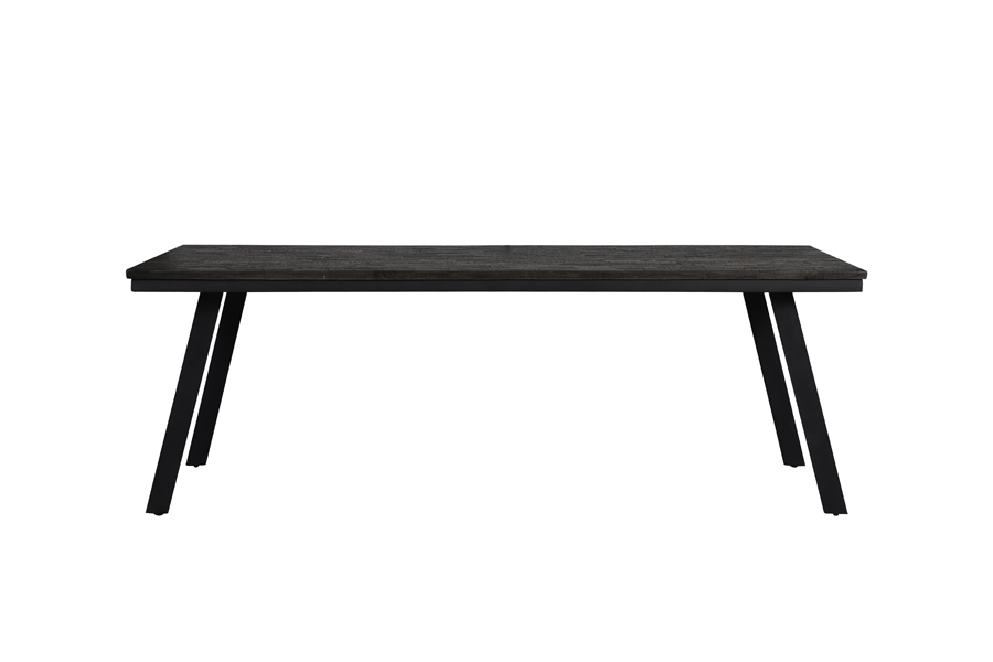 Dining table 220x100x77 cm CEIRA matt black