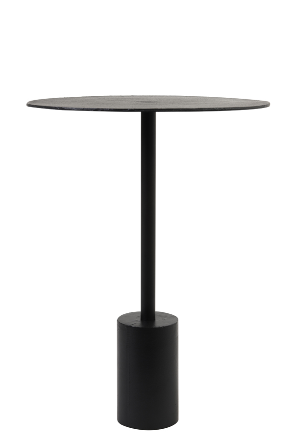 Side table Ø40x55 cm MOLO matt black