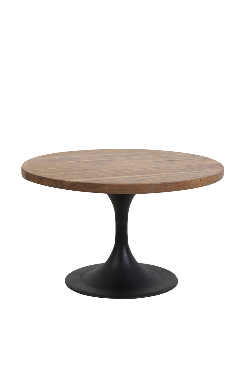 Coffee table Ø60x36,5 cm BIBOCA acacia wood-black