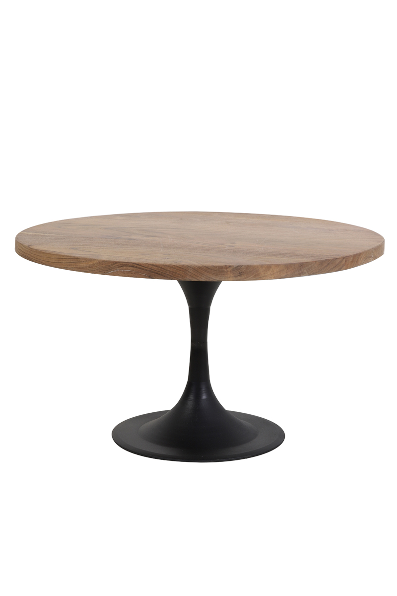 Coffee table Ø70x41 cm BIBOCA acacia wood-black