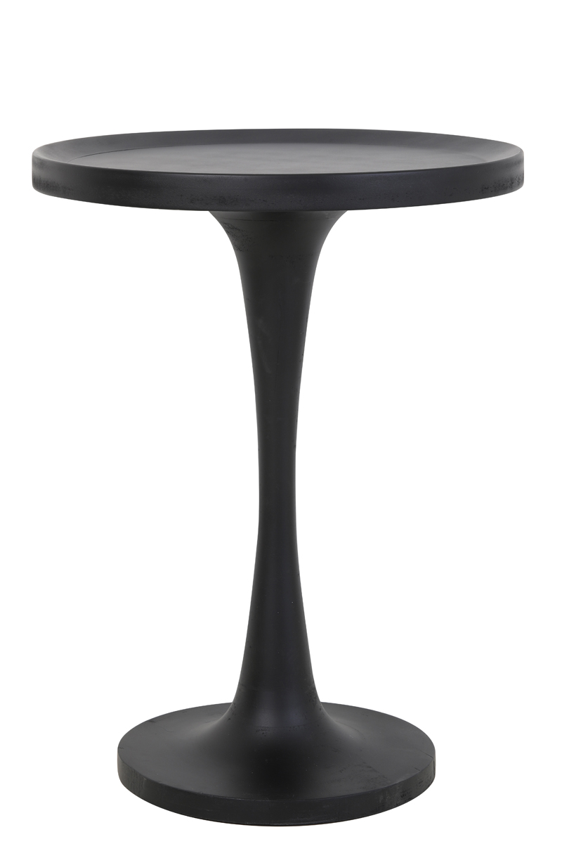 Side table Ø60x80 cm JOEKON wood black