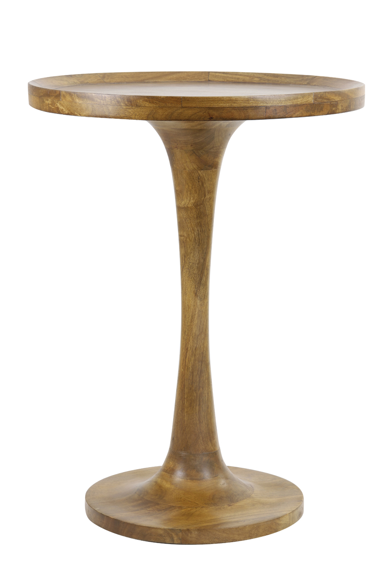 Side table Ø60x80 cm JOEKON wood oil brown