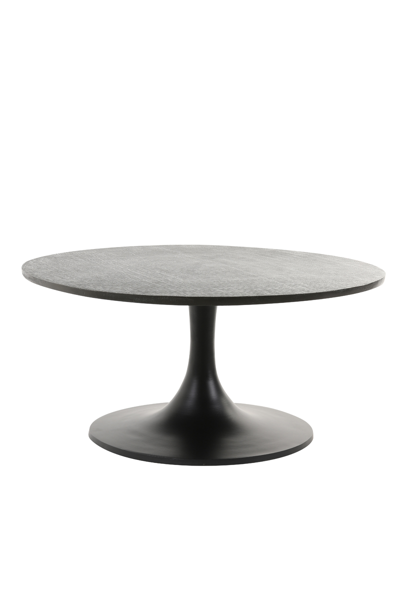 Coffee table Ø76x36 cm RICKERD antique black