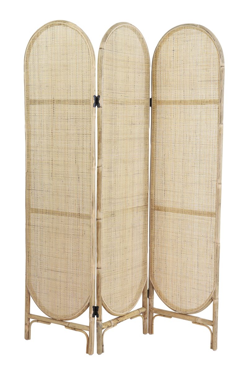 Room divider 150x180 cm HERWIN webbing natural