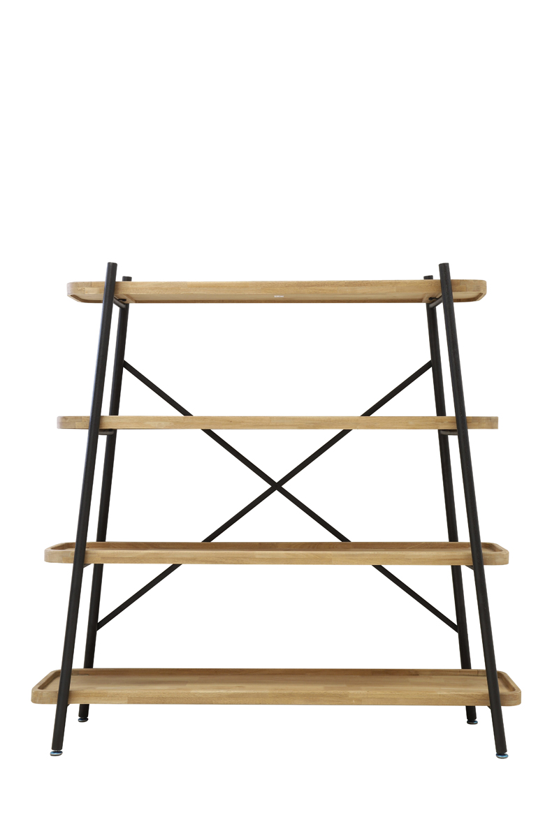 Shelving unit 4 layers 150x38x150 cm ESPERIA wood