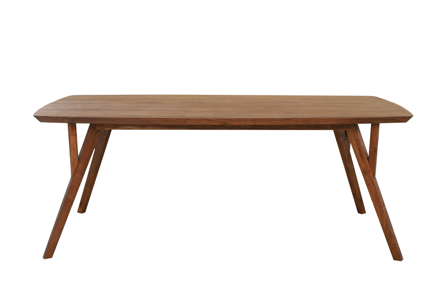 Dining table 220x100x76 cm QUENZA acacia wood