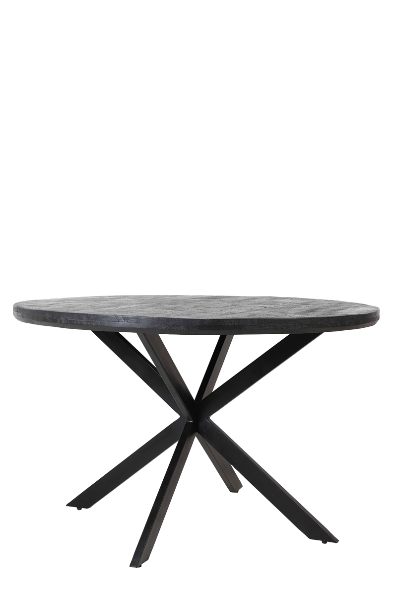 Dining table Ø120x76 cm YELLOV wood black