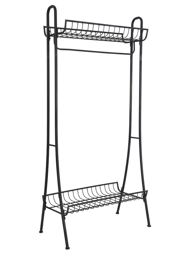 Hatstand 92,5x50,5x192 cm VALASCA black