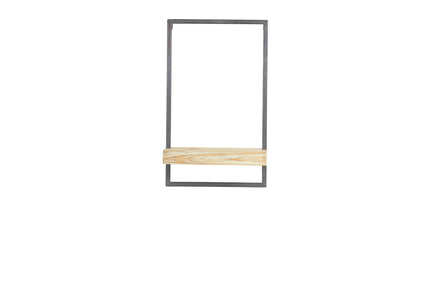 Wall shelf 30x15x50 cm MADDISON wood natural