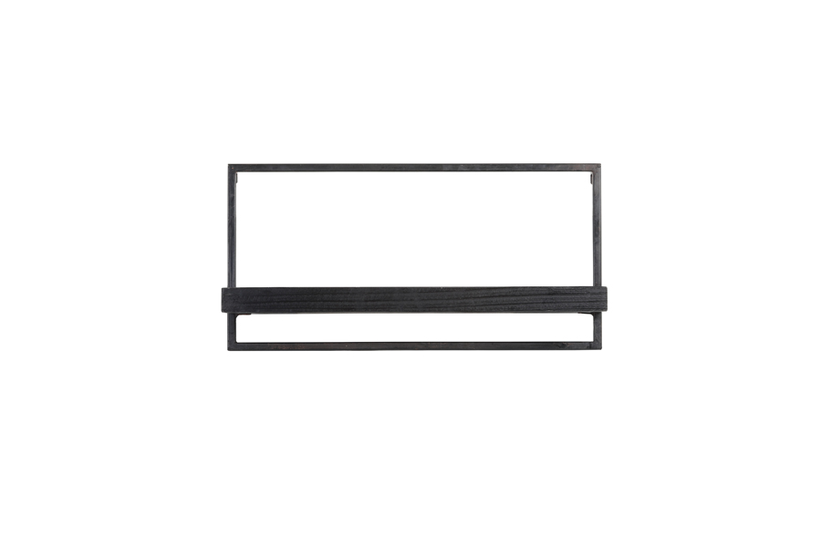 Wall shelf 60x15x30 cm MADDISON wood black