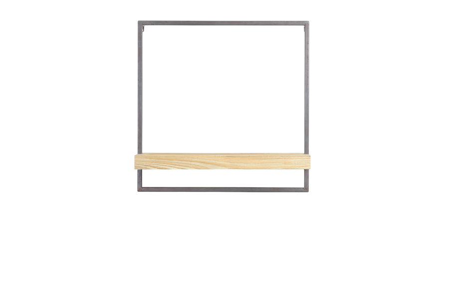 Wall shelf 50x15x50 cm MADDISON wood natural