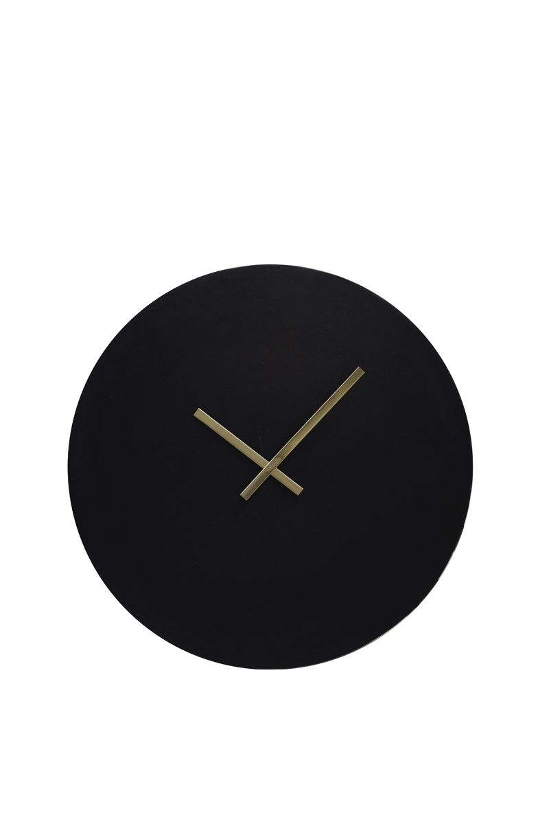 Clock Ø59 cm LICOLA antique black