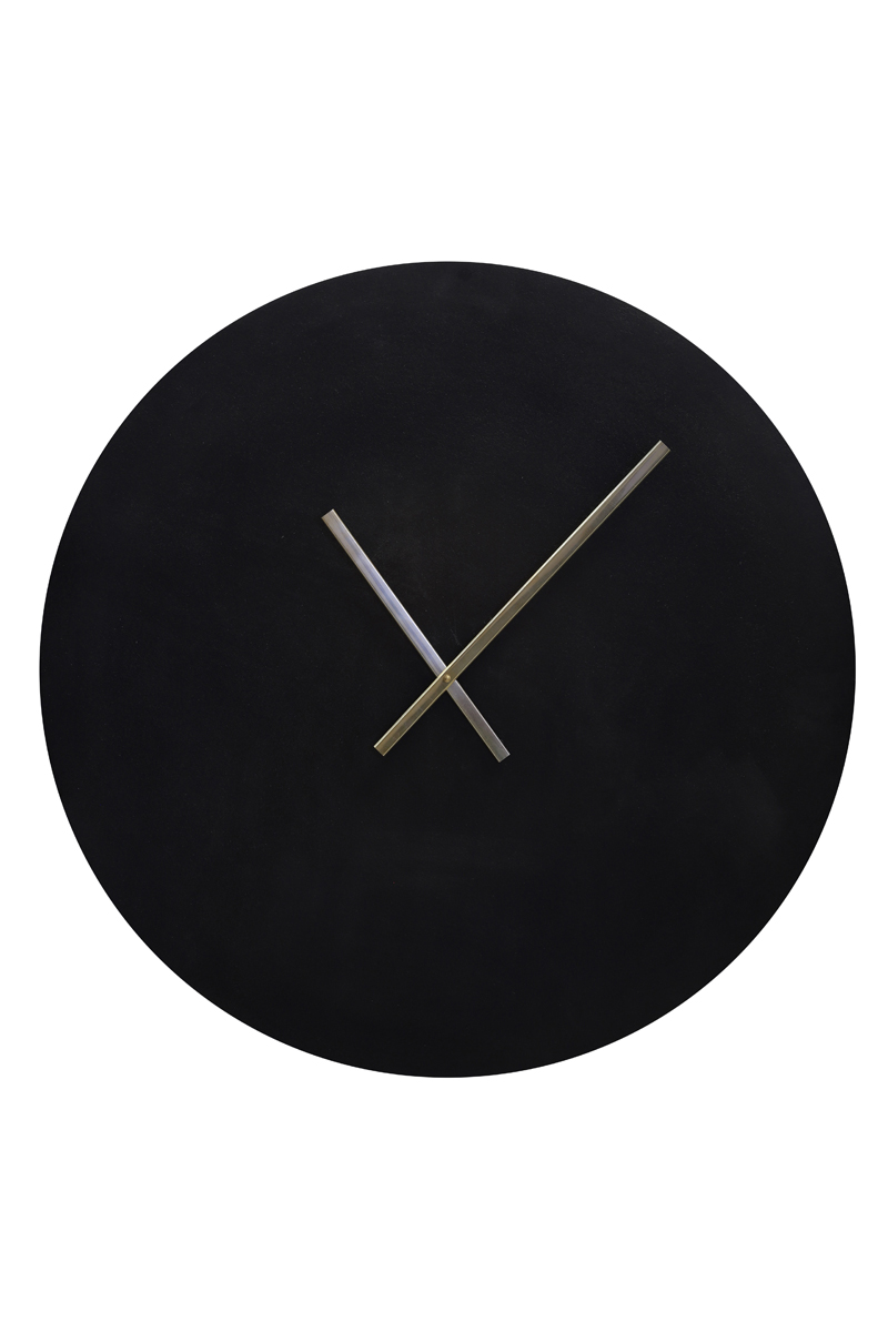 Clock Ø74 cm LICOLA antique black