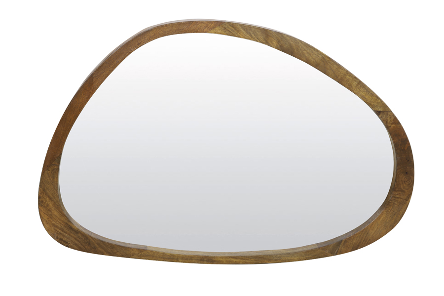 Mirror 120x5x80 cm SONORA wood brown