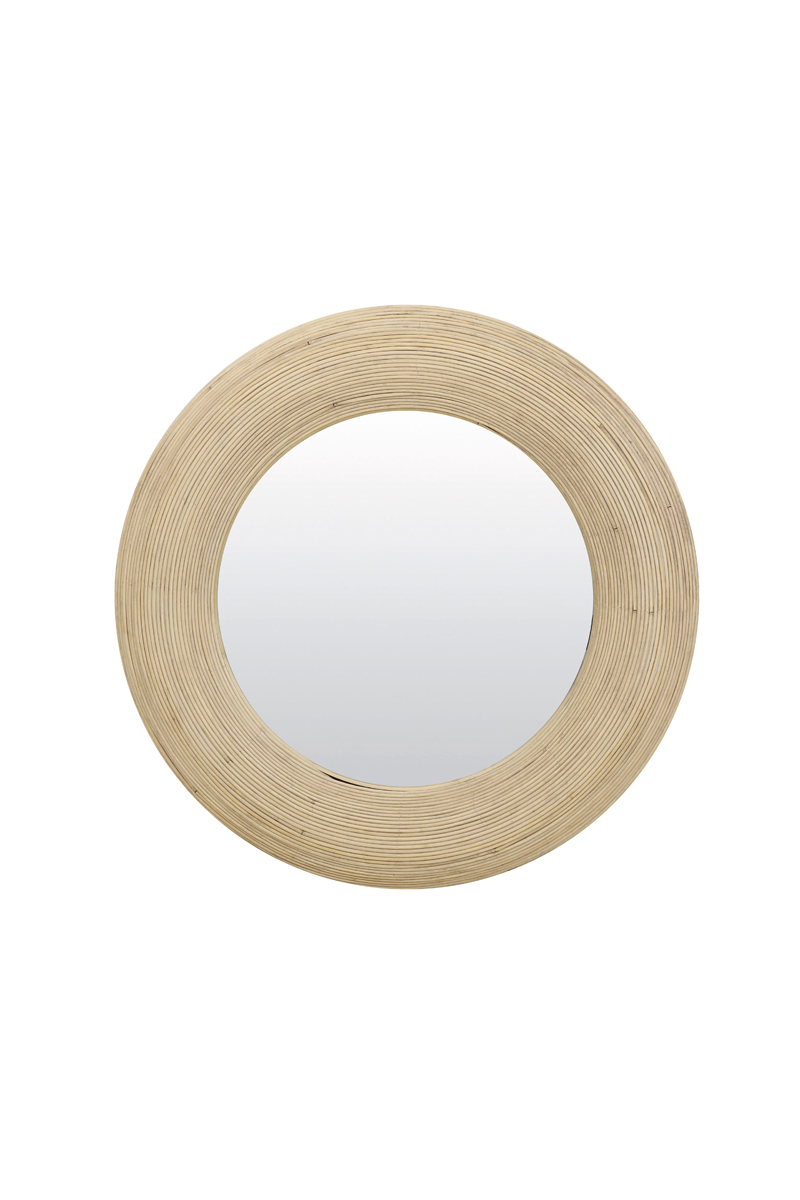 Mirror Ø71x4,5 cm PIEDRE rattan natural