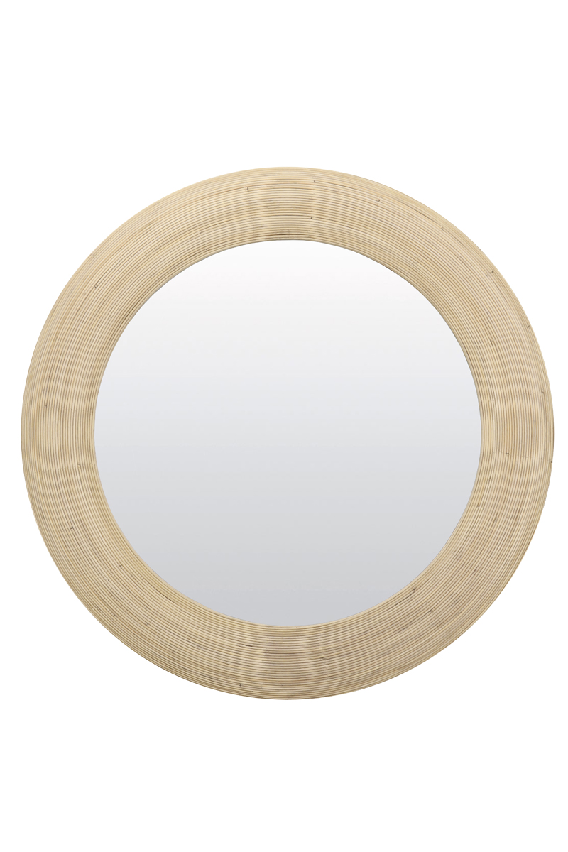 Mirror Ø109,5x4,5 cm PIEDRE rattan natural